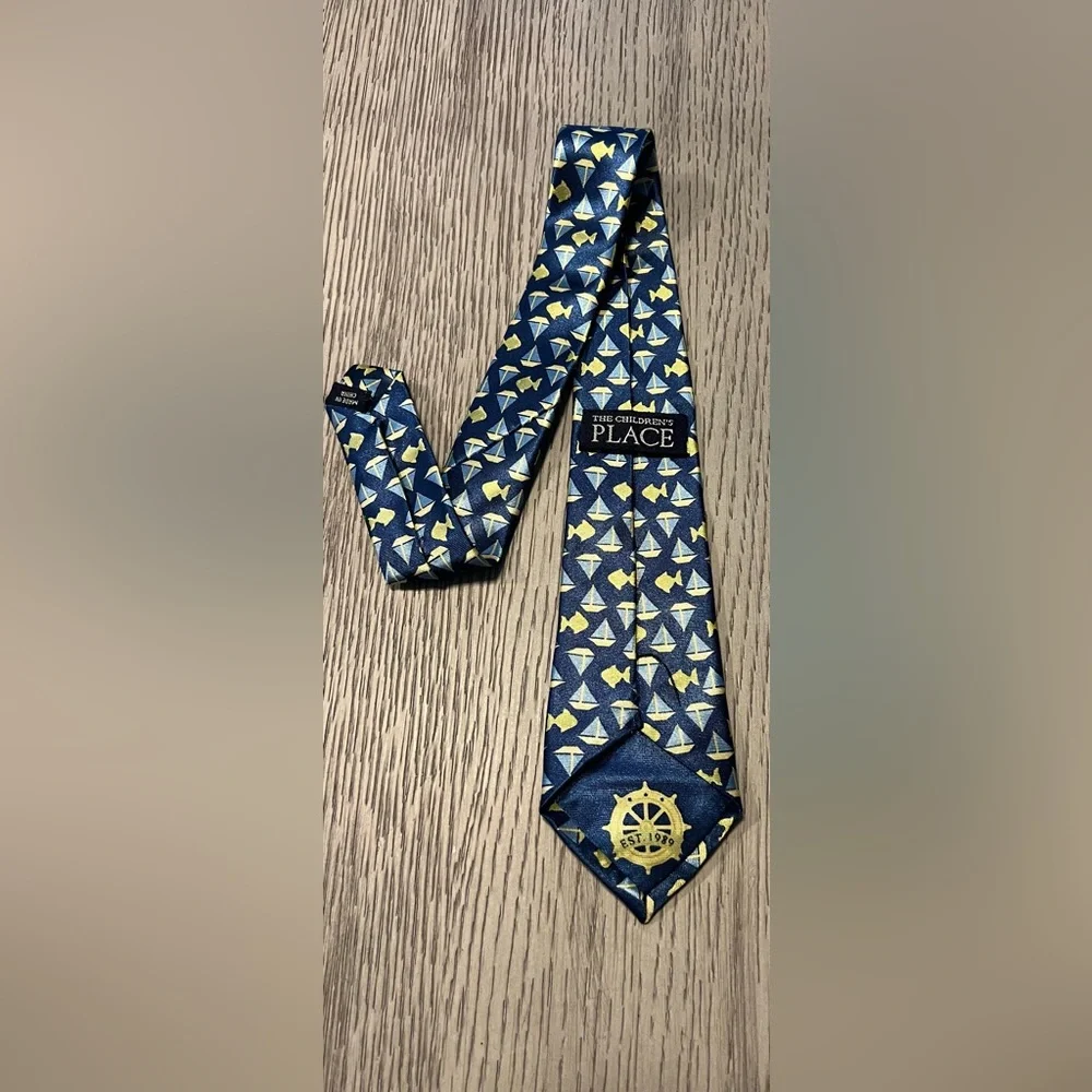Children place Boys graphic neck tie